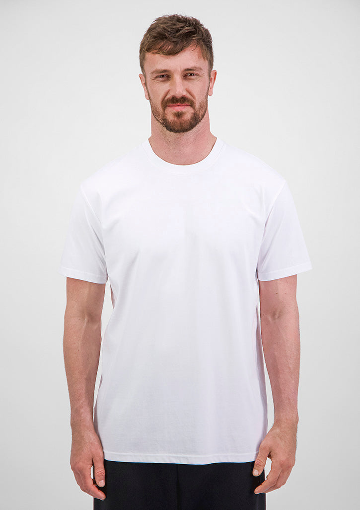 Everyday Mens Short Sleeve Tee - X2001M in White - model