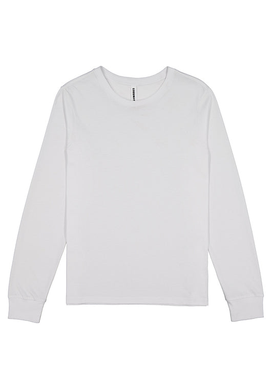 Basis Womens Long Sleeve Tee - X1002W in White
