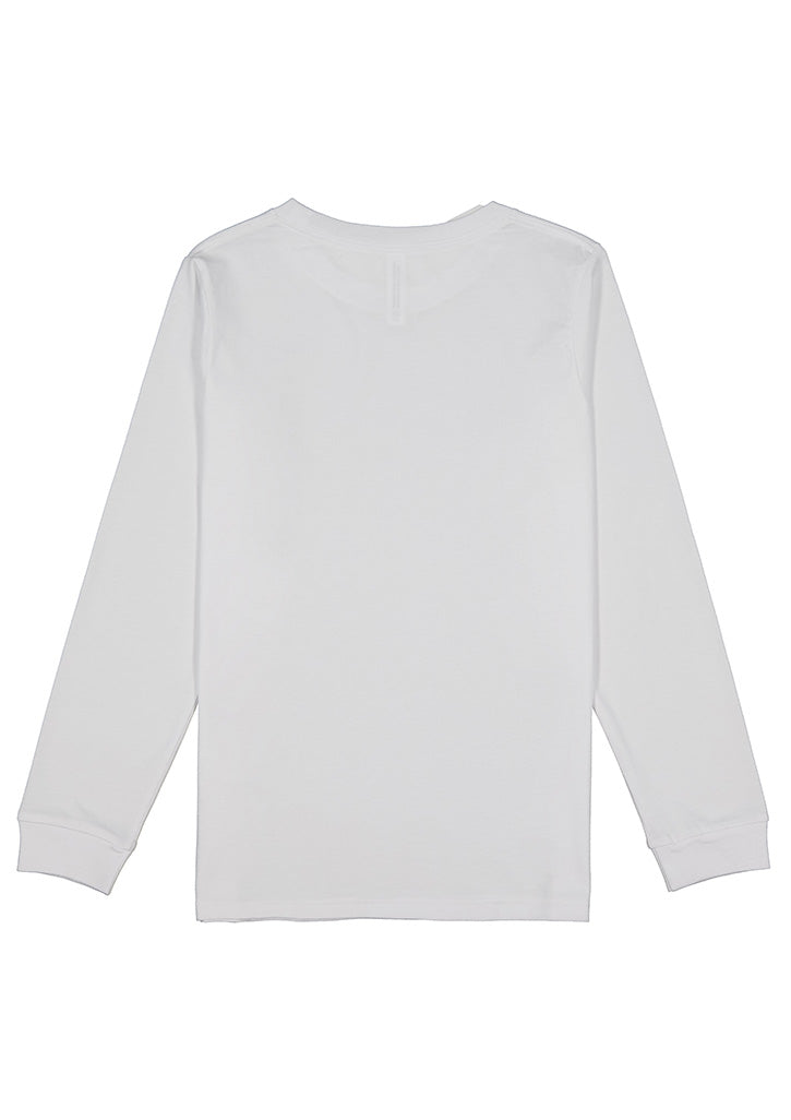 Basis Youth Long Sleeve Tee - X1002Y in White