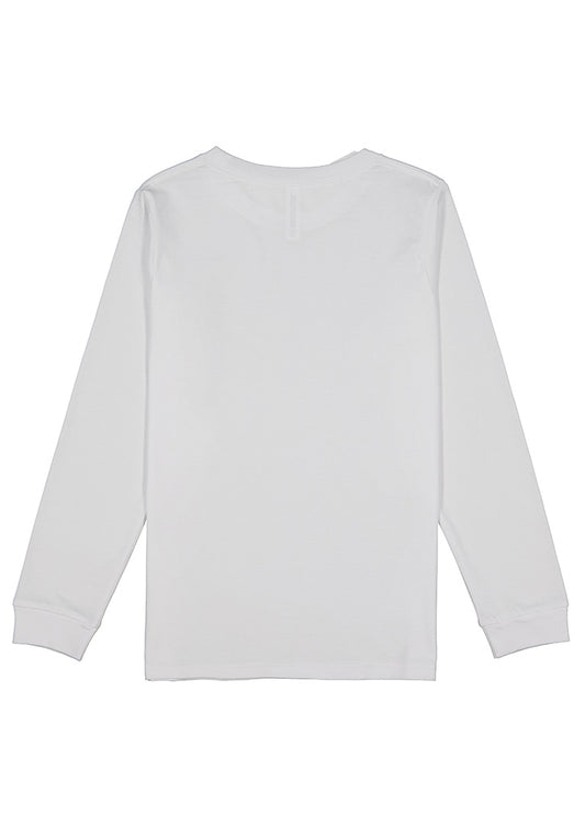 Basis Youth Long Sleeve Tee - X1002Y in White