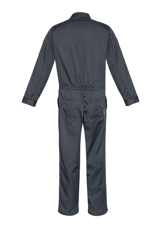 Syzmik ZC503 Mens Service Overall in Charcoal - back view