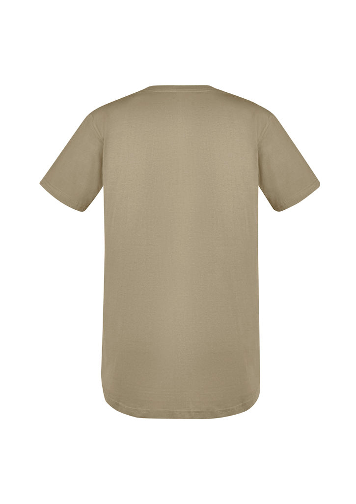 Syzmik ZH135 Mens Streetworx Tee in Light Khaki - back view