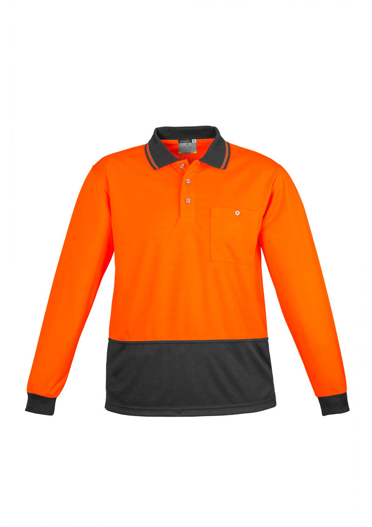 Unisex Hi Vis Basic Long Sleeve Polo - ZH232 - syzmik-3