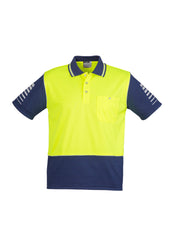 Mens Hi Vis Zone Short Sleeve Polo - ZH236 - syzmik-3