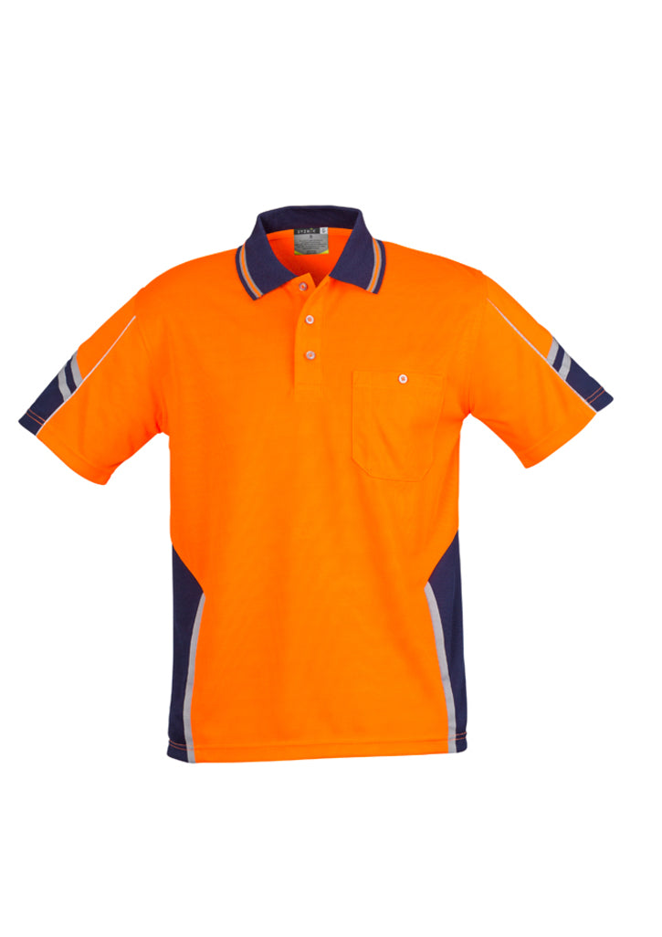 Mens Hi Vis Squad Short Sleeve Polo - ZH237 - syzmik-0