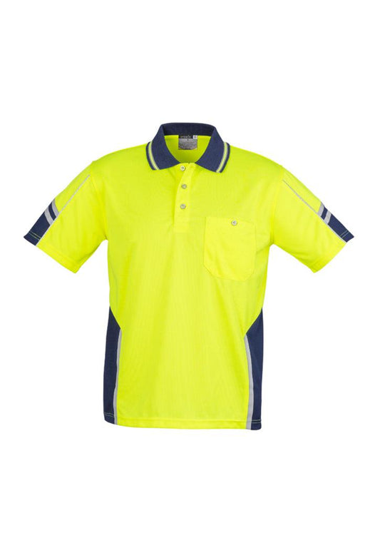 Mens Hi Vis Squad Short Sleeve Polo - ZH237 - syzmik-1