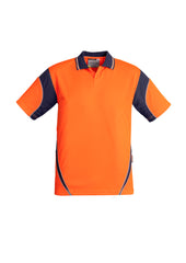 Mens Hi Vis Aztec Short Sleeve Polo - ZH248 - syzmik-1