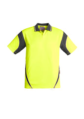 Mens Hi Vis Aztec Short Sleeve Polo - ZH248 - syzmik-3