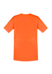 Syzmik ZH290 Mens Hi Vis Short Sleeve Tee in Orange - back view