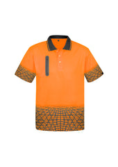 Mens Hi Vis Tracks Short Sleeve Polo - ZH300 - syzmik-1