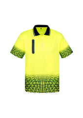 Mens Hi Vis Tracks Short Sleeve Polo - ZH300 - syzmik-2