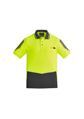 Mens Hi Vis Flux Short Sleeve Polo - ZH315 - syzmik-3