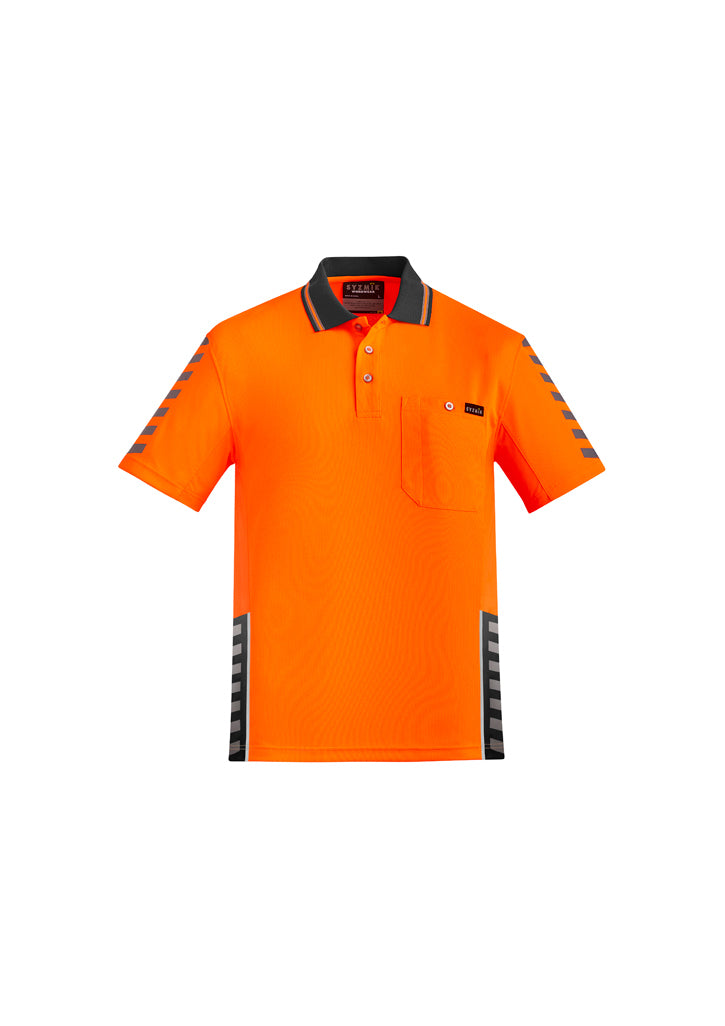 Mens Hi Vis Komodo Short Sleeve Polo - ZH320 - syzmik-2