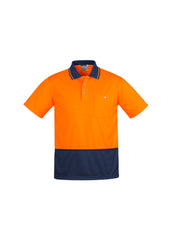 Mens Hi Vis Comfort Back Short Sleeve Polo - ZH415 - syzmik-3