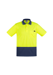 Mens Hi Vis Comfort Back Short Sleeve Polo - ZH415 - syzmik-2