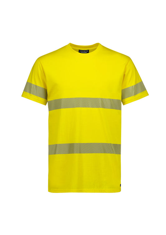 Mens Hi Vis Segmented Tape Cotton Tee - ZH510 - syzmik-0
