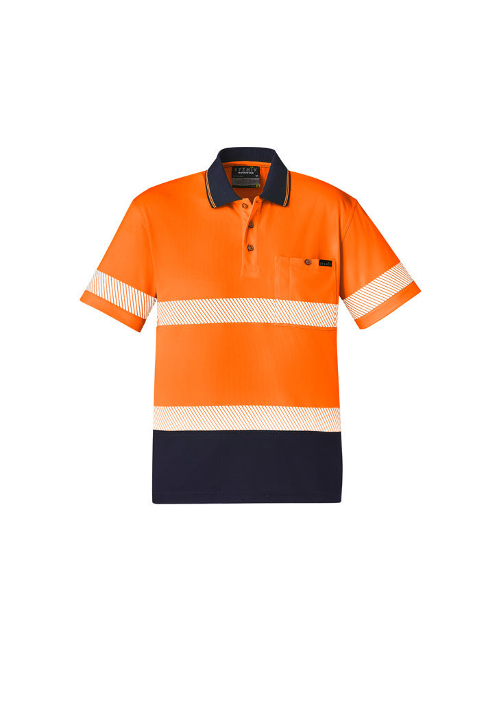 Unisex Hi Vis Segmented Tape Short Sleeve Polo - ZH535 - syzmik-0