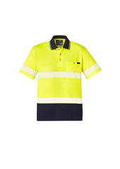 Unisex Hi Vis Segmented Tape Short Sleeve Polo - ZH535 - syzmik-1