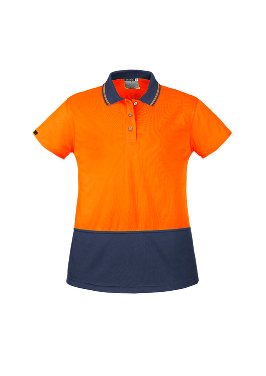 Womens Hi Vis Basic Short Sleeve Polo - ZH731 - syzmik-0
