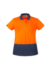 Womens Hi Vis Basic Short Sleeve Polo - ZH731 - syzmik-0
