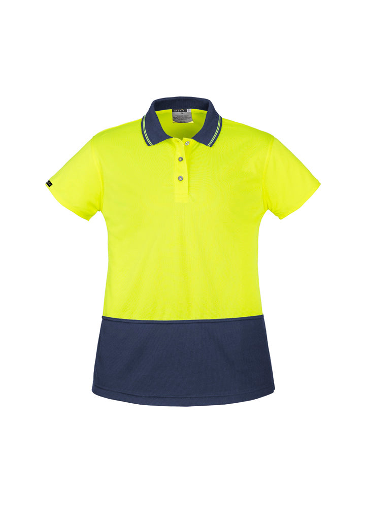 Womens Hi Vis Basic Short Sleeve Polo - ZH731 - syzmik-2