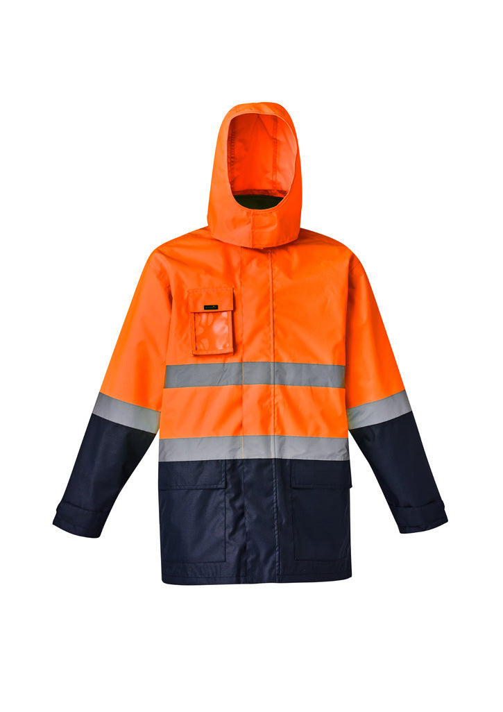 Mens Hi Vis Basic 4 In 1 Waterproof Jacket - ZJ220 - syzmik-0