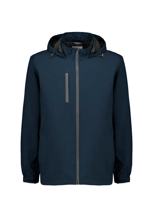 Syzmik ZJ260 Unisex Super Light Packable Rain Jacket in Navy