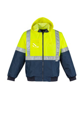 Mens Hi Vis Quilted Flying Jacket - ZJ351 - syzmik-1