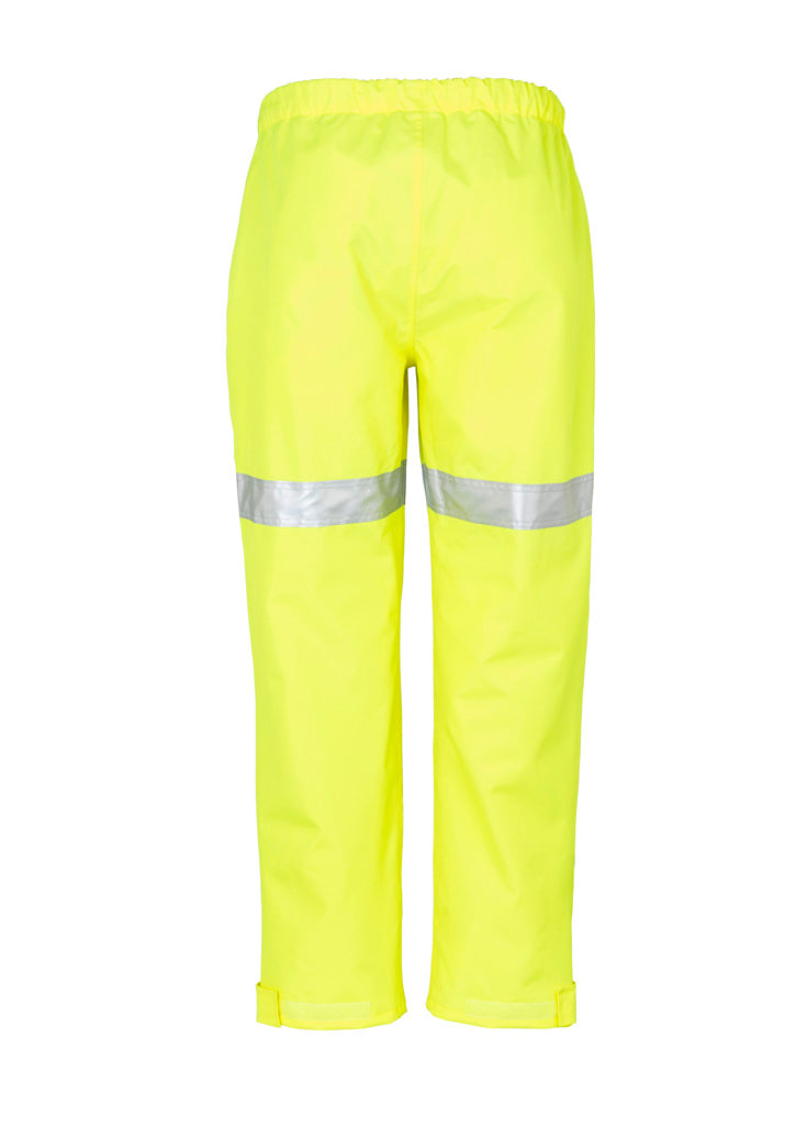 Syzmik ZJ352 Mens Hi Vis Taped Storm Pant in Yellow - back view