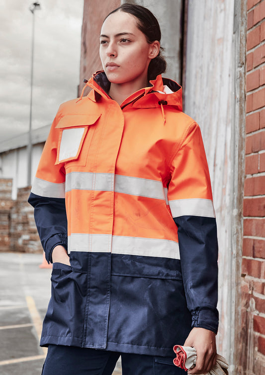 Womens Hi Vis Ultralite Waterproof Jacket - ZJ757 - syzmik-0