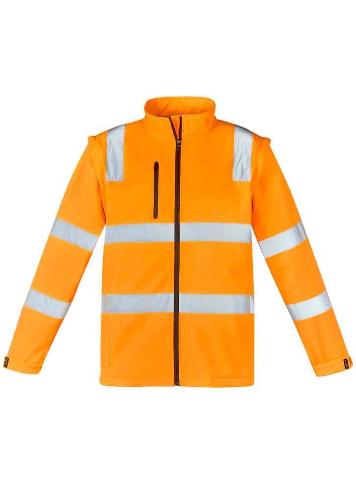 Unisex Hi Vis VIC Rail 2 In 1 Softshell Jacket - ZJ780 - syzmik-0