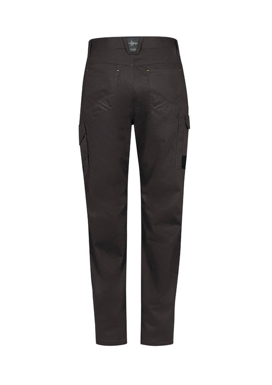 Syzmik ZP145R Mens Summer Cargo Pant (Regular) in Charcoal - back view
