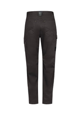 Syzmik ZP145R Mens Summer Cargo Pant (Regular) in Charcoal - back view