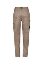 Syzmik ZP145R Mens Summer Cargo Pant (Regular) in Khaki - back view