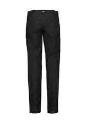 Syzmik ZP180 Mens Lightweight Outdoor Pant in Black - back view