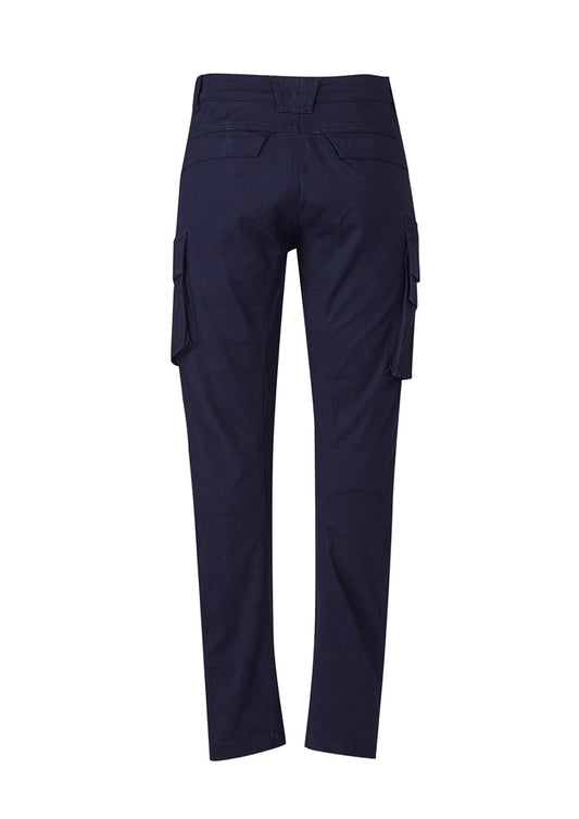 Syzmik ZP360 Mens Streetworx Curved Cargo Pant in Navy - back view
