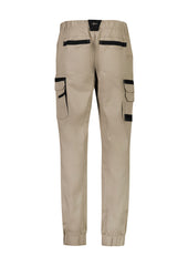 Syzmik ZP420 Mens Streetworx Heritage Pant - Cuffed in Stone - back view