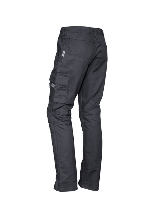 Syzmik ZP504S Mens Rugged Cooling Cargo Pant (Stout) in Charcoal - back view