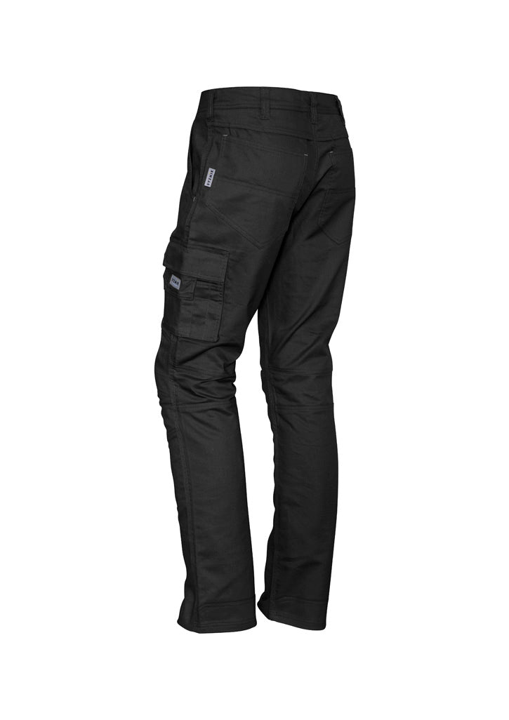 Syzmik ZP504 Mens Rugged Cooling Cargo Pant (Regular) in Black - back view