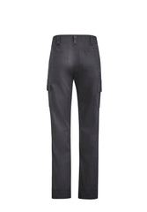 Syzmik ZP505 Mens Lightweight Drill Cargo Pant in Charcoal - back view