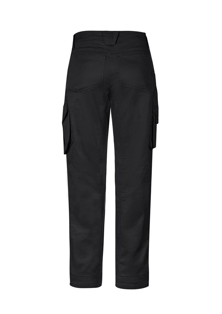 Syzmik ZP604 Mens Rugged Cooling Stretch Pant in Black - back view
