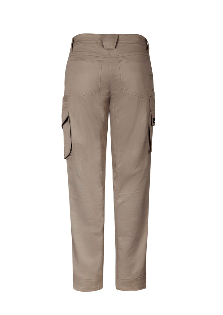 Syzmik ZP604 Mens Rugged Cooling Stretch Pant in Khaki - back view