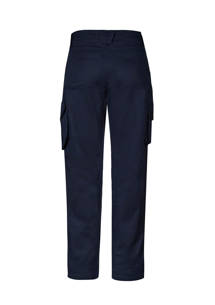 Syzmik ZP604 Mens Rugged Cooling Stretch Pant in Navy - back view
