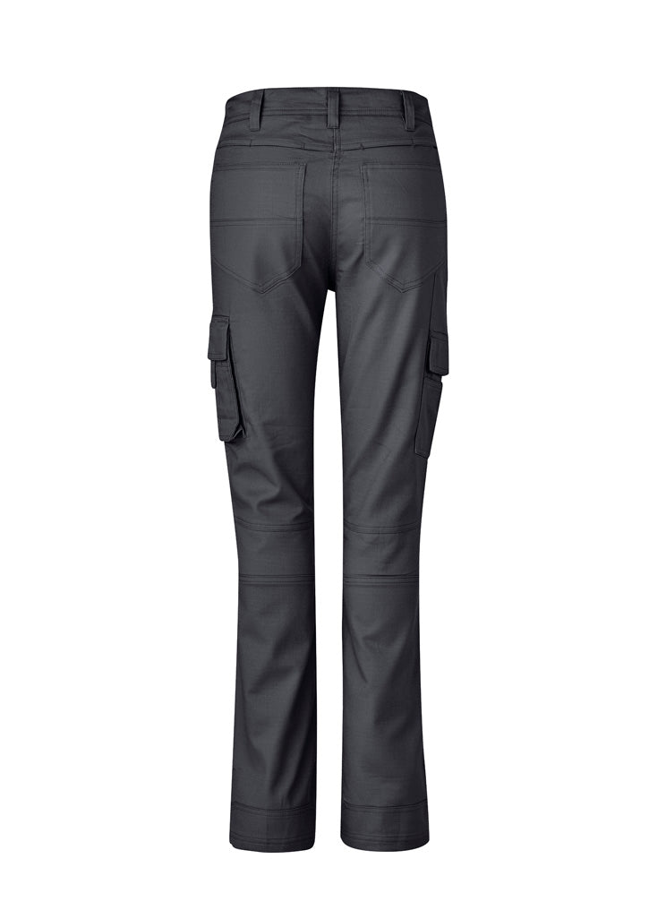 Syzmik ZP704 Womens Rugged Cooling Cargo Pant in Charcoal - back view