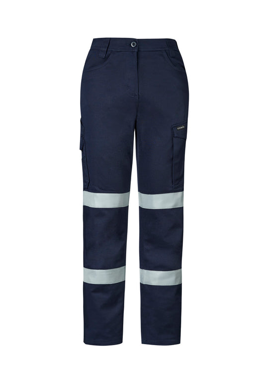 Syzmik ZP733 Womens Essential Stretch Taped Cargo Pant in Navy