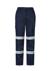 Syzmik ZP733 Womens Essential Stretch Taped Cargo Pant in Navy