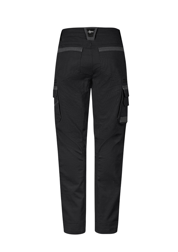 Syzmik ZP820 Mens Streetworx Heritage Pant in Black - back view