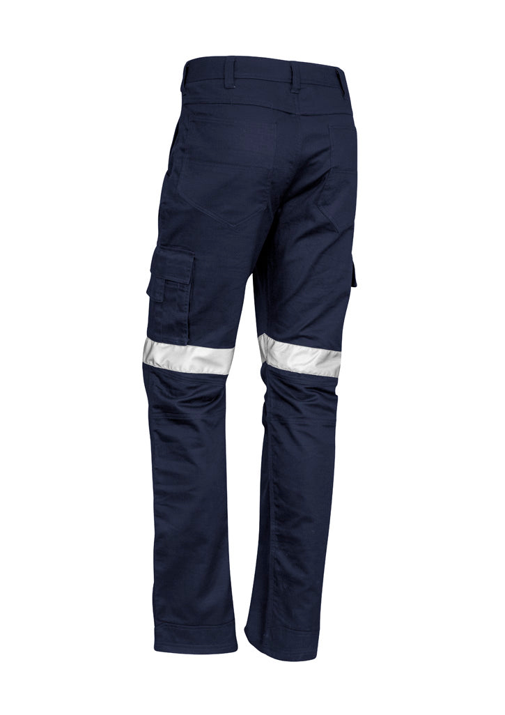 Syzmik ZP904 Mens Rugged Cooling Taped Pant (Regular) in Navy - back view