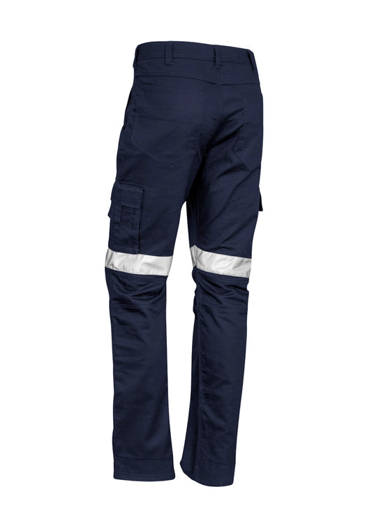 Syzmik ZP904 Mens Rugged Cooling Taped Pant (Regular) in Navy - back view