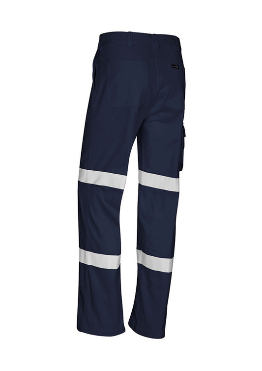Syzmik ZP920S Mens Bio Motion Taped Pant (Stout) in Navy - back view
